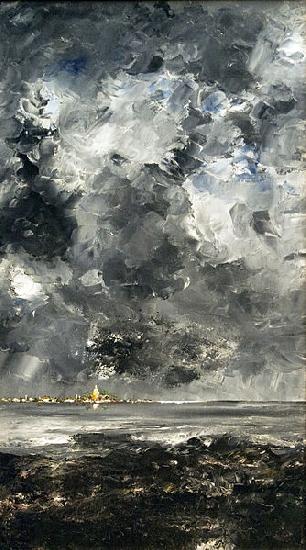 August Strindberg The Town china oil painting image